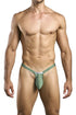 JUSTIN+SIMON XSJBU02 Bulge Thongs Color New Green